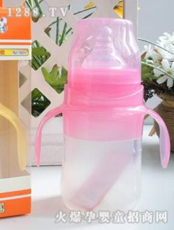 吉多小屋宽口径硅胶奶瓶