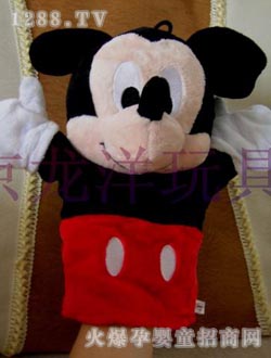 龙洋毛绒玩具卡通米奇手偶