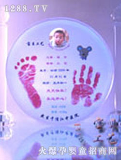 宝贝水晶米奇手脚印系列