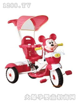 康龙米奇婴儿三轮车