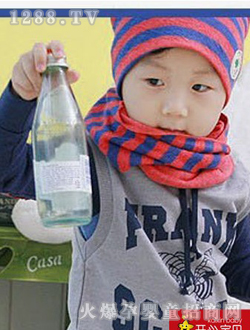 开心宝贝灰色套装