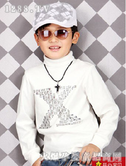 开心宝贝白色女童装