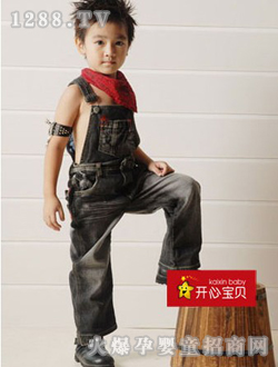 开心宝贝时尚牛仔裤