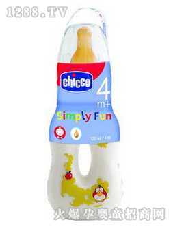 智高标准口径塑料奶瓶120ml