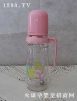 9安士直身单耳吸管注吹奶瓶