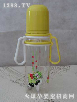 9安士直身转耳吸管注吹奶瓶