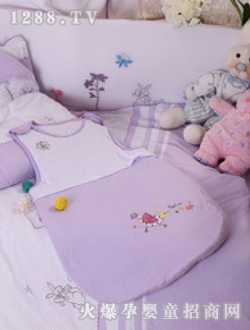 雅培紫色婴儿睡袋