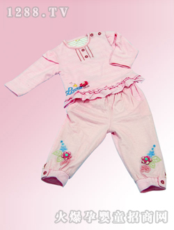 安婴宝红色幼儿装