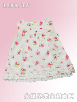 安婴宝蕾丝花边裙装