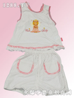 安婴宝婴儿背心套装