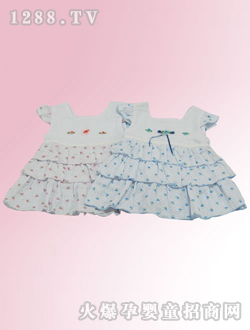安婴宝婴儿波浪裙装