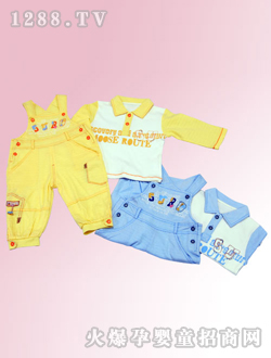 安婴宝婴儿吊带裤