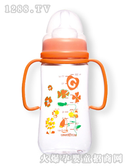 贝因美大口径握把奶瓶