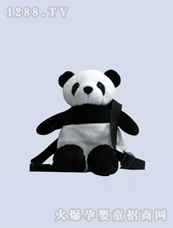 哈一代走路音乐女熊猫电动玩具