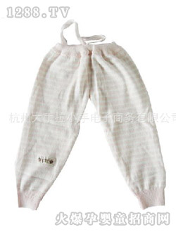 哆啦小贝婴儿3~6月绑带裤