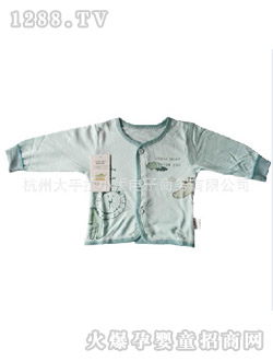 哆啦小贝婴儿竹纤维开胸衫