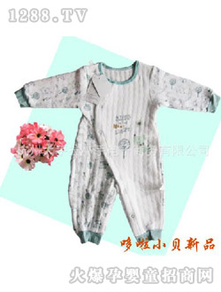 哆啦小贝婴儿卡通狗哈衣