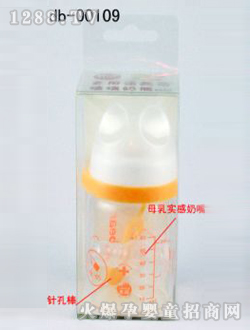 奥儿宝多用途晶钻玻璃奶瓶60ml