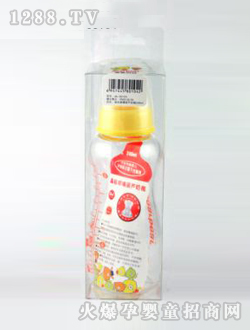 奥儿宝晶钻玻璃葫芦奶瓶240ml
