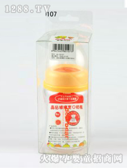 奥儿宝晶钻玻璃宽口奶瓶150ml