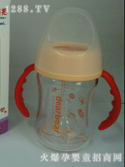 奥儿宝晶钻玻璃奶瓶150ml