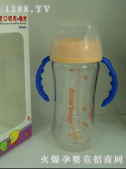 奥儿宝晶钻玻璃奶瓶250ml