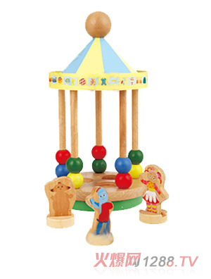 婴之王木玩花园旋转亭