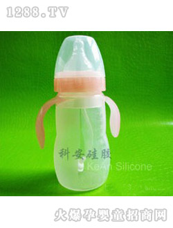 科安240毫升液态硅胶奶瓶