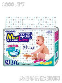 至爱透气升级纸尿裤M30