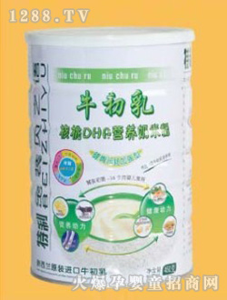 贝之语牛初乳核桃DHA营养奶米粉450g