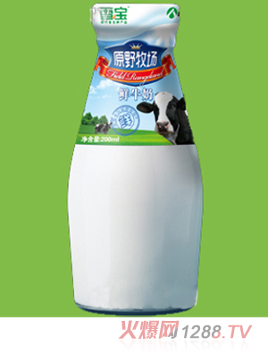 雪宝原野牧场鲜牛奶