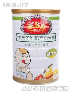 米多力水果多維配方奶米粉聽(tīng)裝