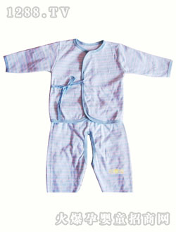 巧婴宝婴儿蓝色套装