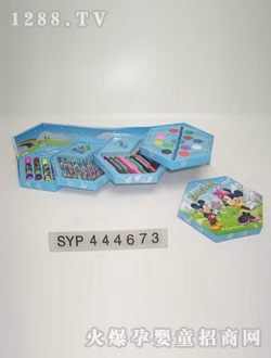 栢达米奇六角文具盒