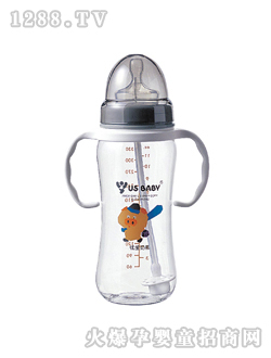 宽口径PC手把吸管奶瓶XL