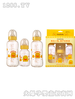 黄色小鸭葫芦奶瓶组