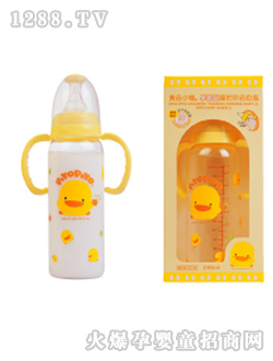 学习型握把彩色奶瓶240CC