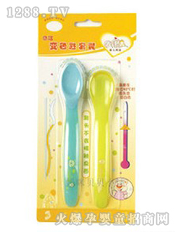 日康感温变色勺