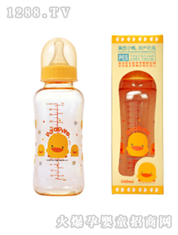 黄色小鸭PES葫芦奶瓶300CC