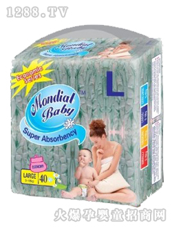 mondialbaby纸尿裤L号