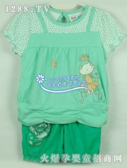 酷咕鸭二件套9681绿