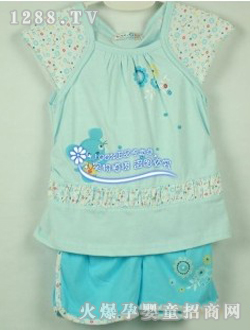 酷咕鸭二件套9882蓝