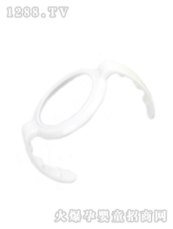 宽口径奶瓶握把白色