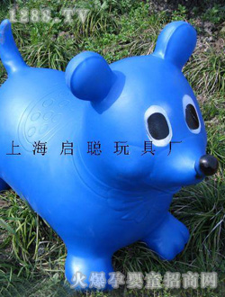 启聪儿童充气玩具新款米奇蓝色