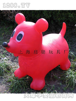 启聪儿童充气玩具新款米奇红色