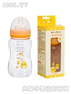 宽口径弧形指握奶瓶270ML