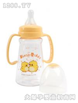圆锥形握把奶瓶170ml