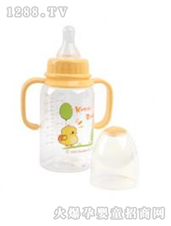 小鸡卡迪直身握把奶瓶160ML