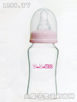 優(yōu)貝標準口徑晶鉆玻璃奶瓶130ml