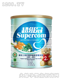 超级冠300克有机米粉罐6